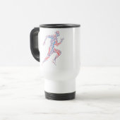 Running Man Reisebecher (Vorderseite Links)
