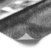 Running Maple Sap Bucket Black Pencil Art Poster (Ecke)