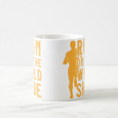 Running Marathon Run On Wild Side Runner Road Mara Kaffeetasse (Mittel)