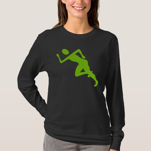 Running - Martian Green T-Shirt (Vorderseite)