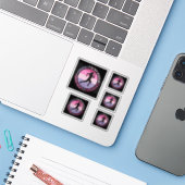 Running Mindset - Girly Runner Endurner Quote Aufkleber (Laptop mit iPhone)