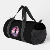 Running Mindset - Girly Runner Endurner Quote Duffle Bag (Rechte Ecke)