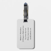 Running Mindset - Girly Runner Endurner Quote Gepäckanhänger (Rückseite vertikal)