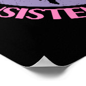 Running Mindset - Girly Runner Endurner Quote Poster (Ecke)