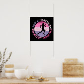 Running Mindset - Girly Runner Endurner Quote Poster (Küche)