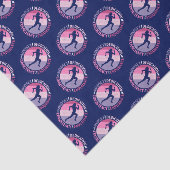 Running Mindset - Girly Runner Endurner Quote Seidenpapier (Ausschnitt)