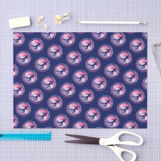 Running Mindset - Girly Runner Endurner Quote Seidenpapier (Handwerk)
