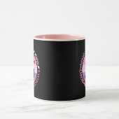 Running Mindset - Girly Runner Endurner Quote Tasse (Zentrum)