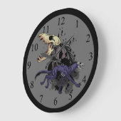 Running Monster Große Wanduhr (Winkel)