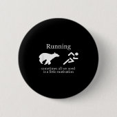 Running. Motivation  Button (Vorderseite)