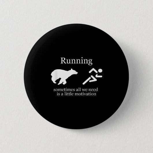 Running. Motivation  Button (Vorderseite)