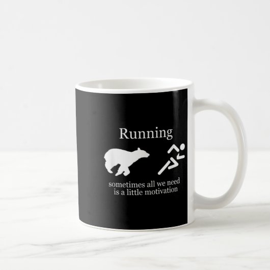 Running. Motivation Kaffeetasse (Rechts)