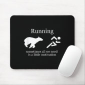 Running. Motivation Mousepad (Mit Mouse)