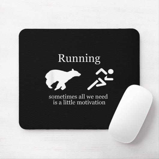 Running. Motivation Mousepad (Mit Mouse)