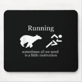 Running. Motivation Mousepad (Vorne)