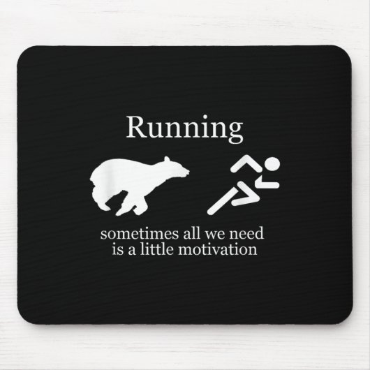Running. Motivation Mousepad (Vorne)