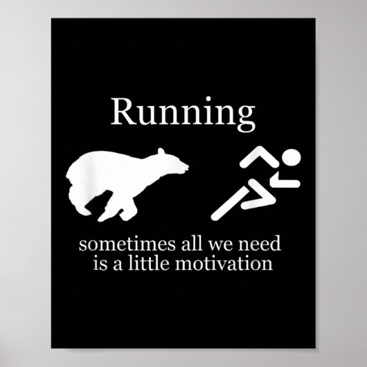 Running. Motivation  Poster (Vorne)