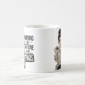Running On Coffee And Chaos Kaffeetasse (Mittel)