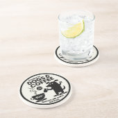 Running on Dogs and Coffee Getränkeuntersetzer (Seite)