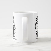Running on Dogs and Coffee Jumbo-Tasse (Rückseite)