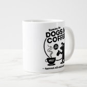 Running on Dogs and Coffee Jumbo-Tasse (Vorderseite Rechts)