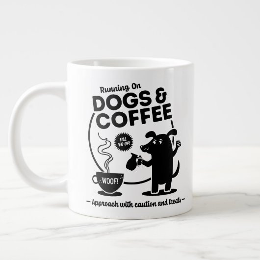 Running on Dogs and Coffee Jumbo-Tasse (Links)
