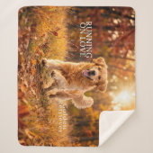 Running on Joy Golden Retriever Sherpadecke (Vorderseite)