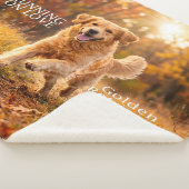 Running on Joy Golden Retriever Sherpadecke (3/4)