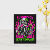 Running On Rage And Vibes I Can't Explain Karte (Gelbe Blume)