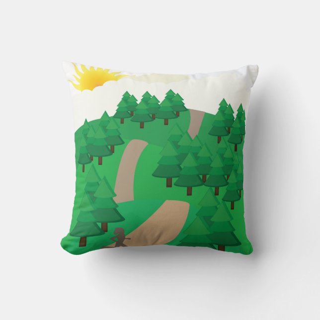 Running Outdoors Kissen (Vorderseite)