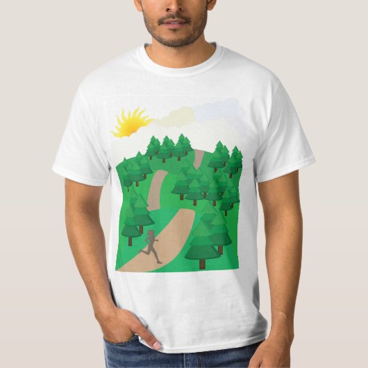 Running Outdoors T-Shirt (Vorderseite)