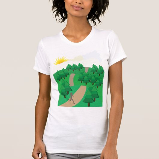 Running Outdoors T-Shirt (Vorderseite)