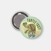 Running Painting Turtle Magnet (Vorderseite/Rückseite)