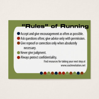 Running Partner Card (Chubby-Karte)
