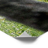 Running Pinto Paint & Forest Horse Foto Poster (Ecke)