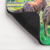 Running Pinto Paint Gelding & Kastanienbälle Mousepad (Ecke)