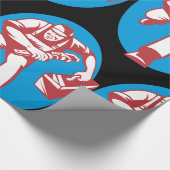 Running Plumber Geschenkpapier (Ecke)