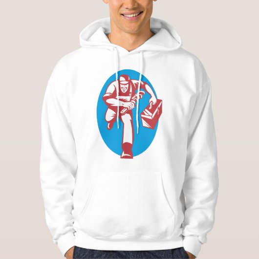 Running Plumber Hoodie (Vorderseite)
