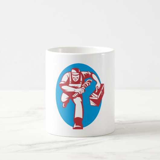 Running Plumber Kaffeetasse (Mittel)