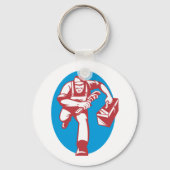 Running Plumber Schlüsselanhänger (Vorderseite)