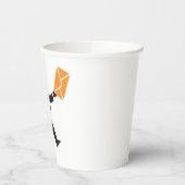 Running Postman Delivering Mail Postal Worker Pappbecher (Links)