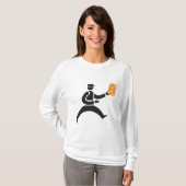Running Postman Delivering Mail Postal Worker T-Shirt (Vorne ganz)