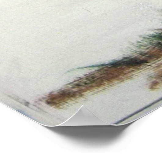 Running Quarter Horse Poster (Ecke)