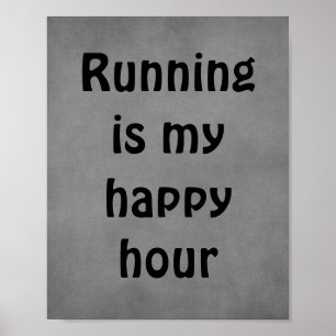Running Quote Poster