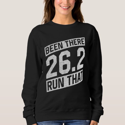 Running Quotes Marathon Runner Sweatshirt (Vorderseite)