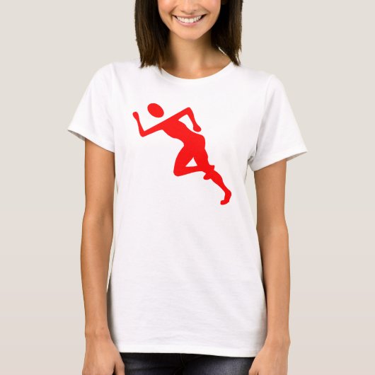 Running - Red T-Shirt (Vorderseite)