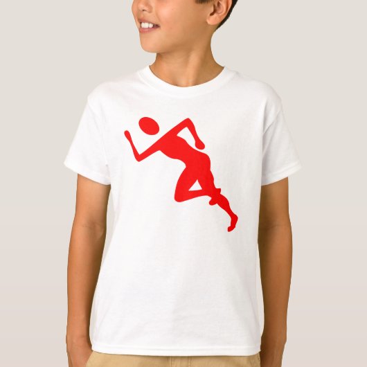 Running - Red T-Shirt (Vorderseite)