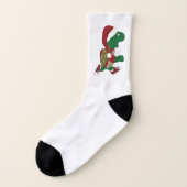 Running Santa Turtle Socken (Links - Außen)