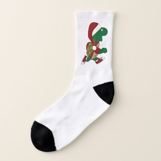 Running Santa Turtle Socken (Links - Außen)