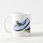 Running Shoe - Geboren zum Ausführen Kaffeetasse (Links)